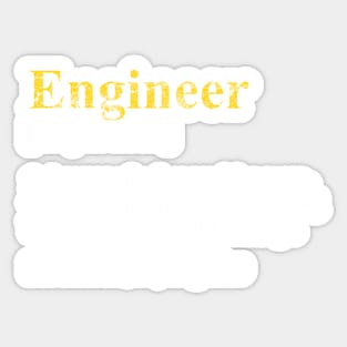 Engineer Tech Support Definition Shirt Funny Computer Nerd Meaning Sticker